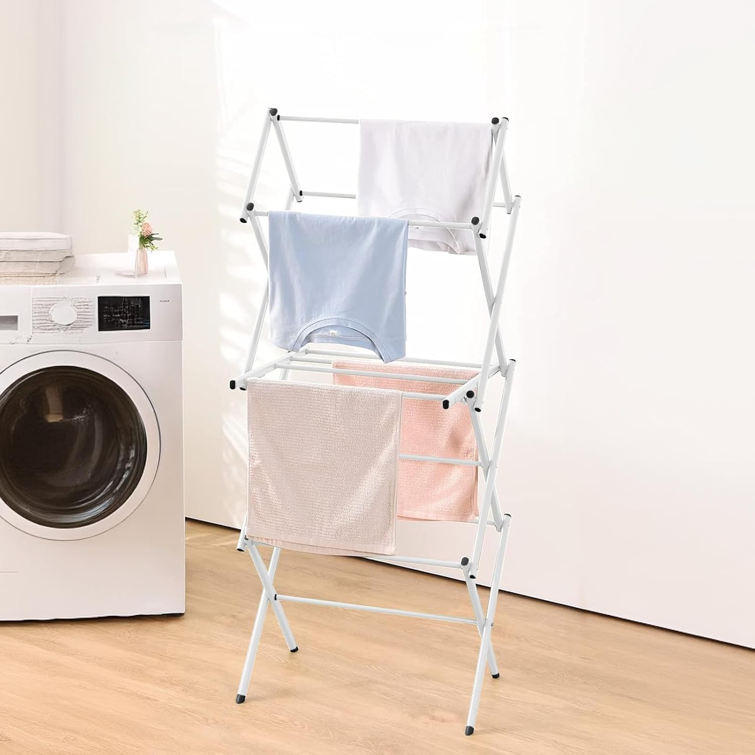 Maliben | 3-Tier Foldable Clothes Drying Rack – Drymate