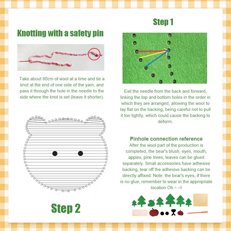 Maliben | Diy Embroidery Doll Kit For Kids — Unleash Playful Creativity And Pride In Little Hands!