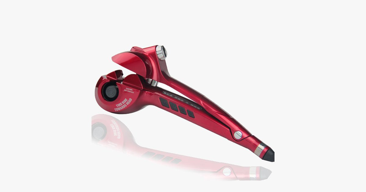 Maliben | New Generation Ceramic Automatic Hair Steam Curler – Curls For Beach Waves And Much More