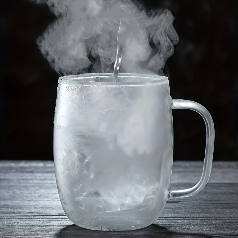 Maliben | Thermosip Double-Walled Glass Mug – Borosilicate Glass, Heat Resistant & Elegant