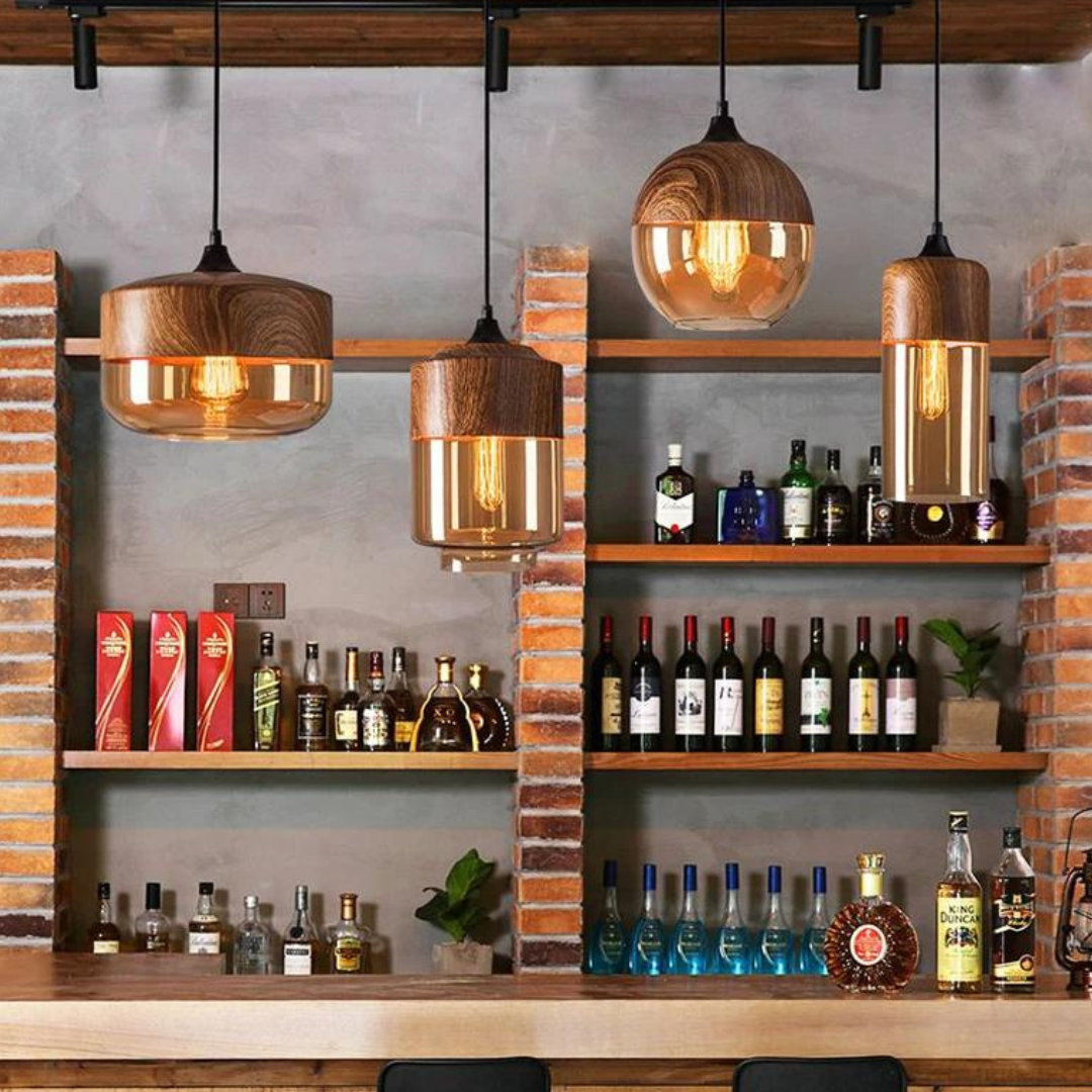 Maliben | Stylish Scandinavian Wooden Ceiling Lamp - Nordluna