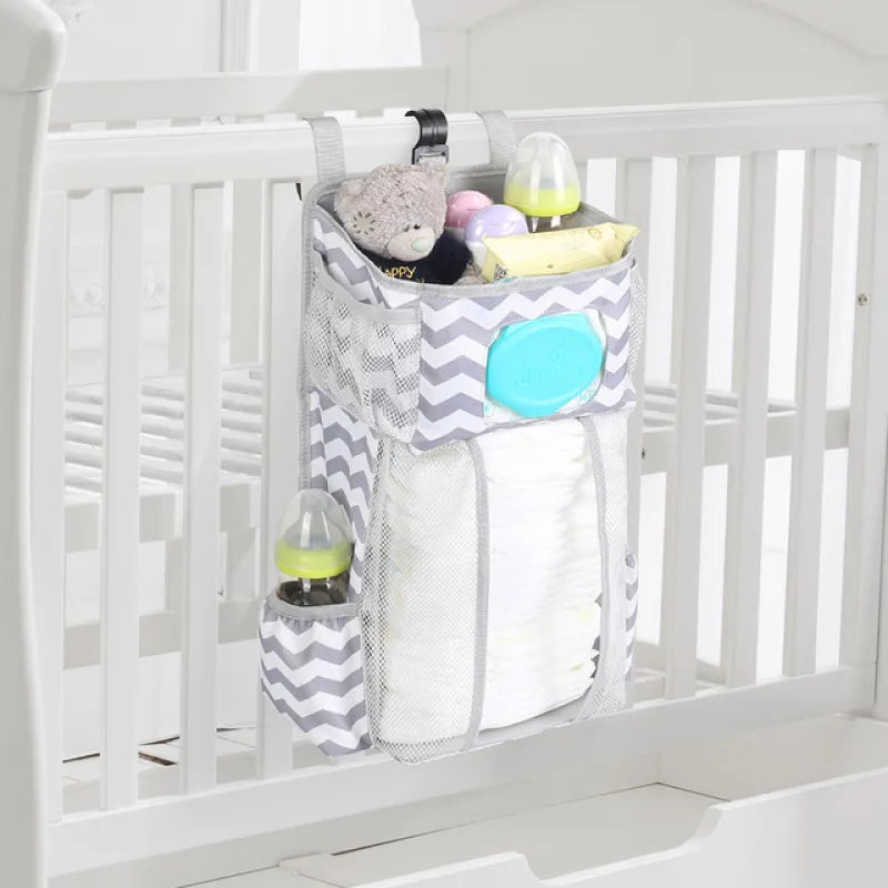 Maliben | Diaper Organizer For Crib – Hanging Changing Table Organizer