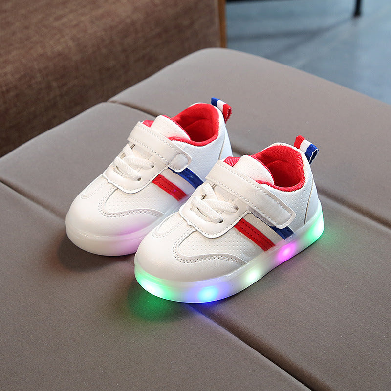 Led Kids Sneaker With Flexible Sole