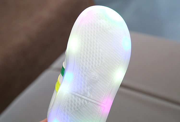 Led Kids Sneaker With Flexible Sole