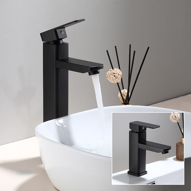 Maliben | Industrial Bathroom Faucet Stainless Steel Lever Handles With Water Hose Sink Faucet