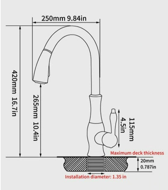 Maliben | Retractable Kitchen Faucets High-Quality Kitchen Faucets