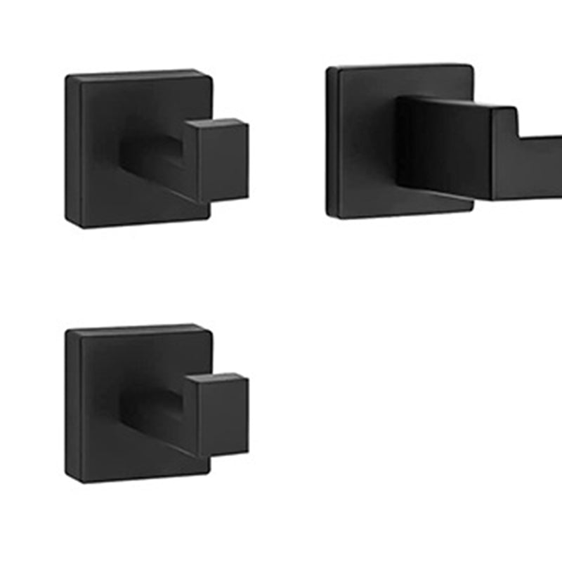 Maliben | 7-Piece Bathroom Accessory Set Made Of Stainless Steel With Paper Holder/Robe Hook/Towel Ring Bar