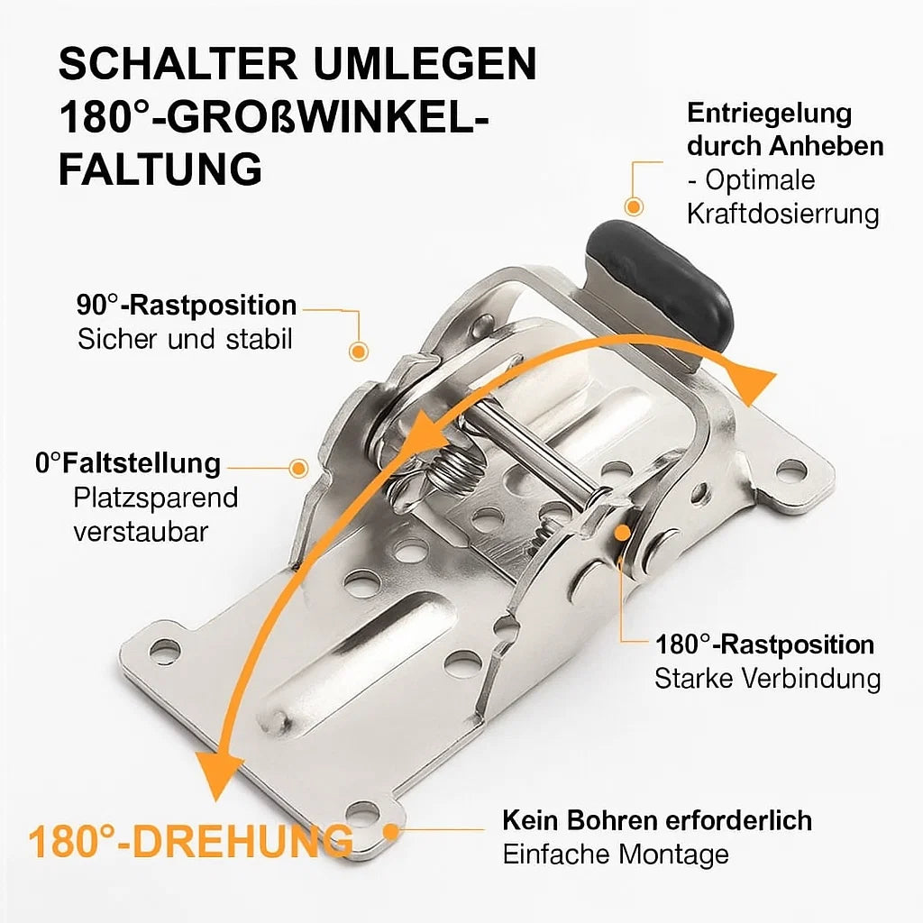 Maliben | Ultrakraft Folding Power — So Secure That Your Table Never Wobbles Again, No Matter How Heavy The Load!