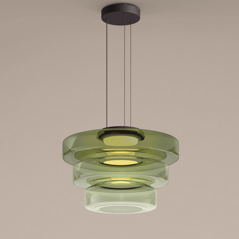 Maliben | Modern Glass Pendant Lamp In Bauhaus Style - Aurorasphere