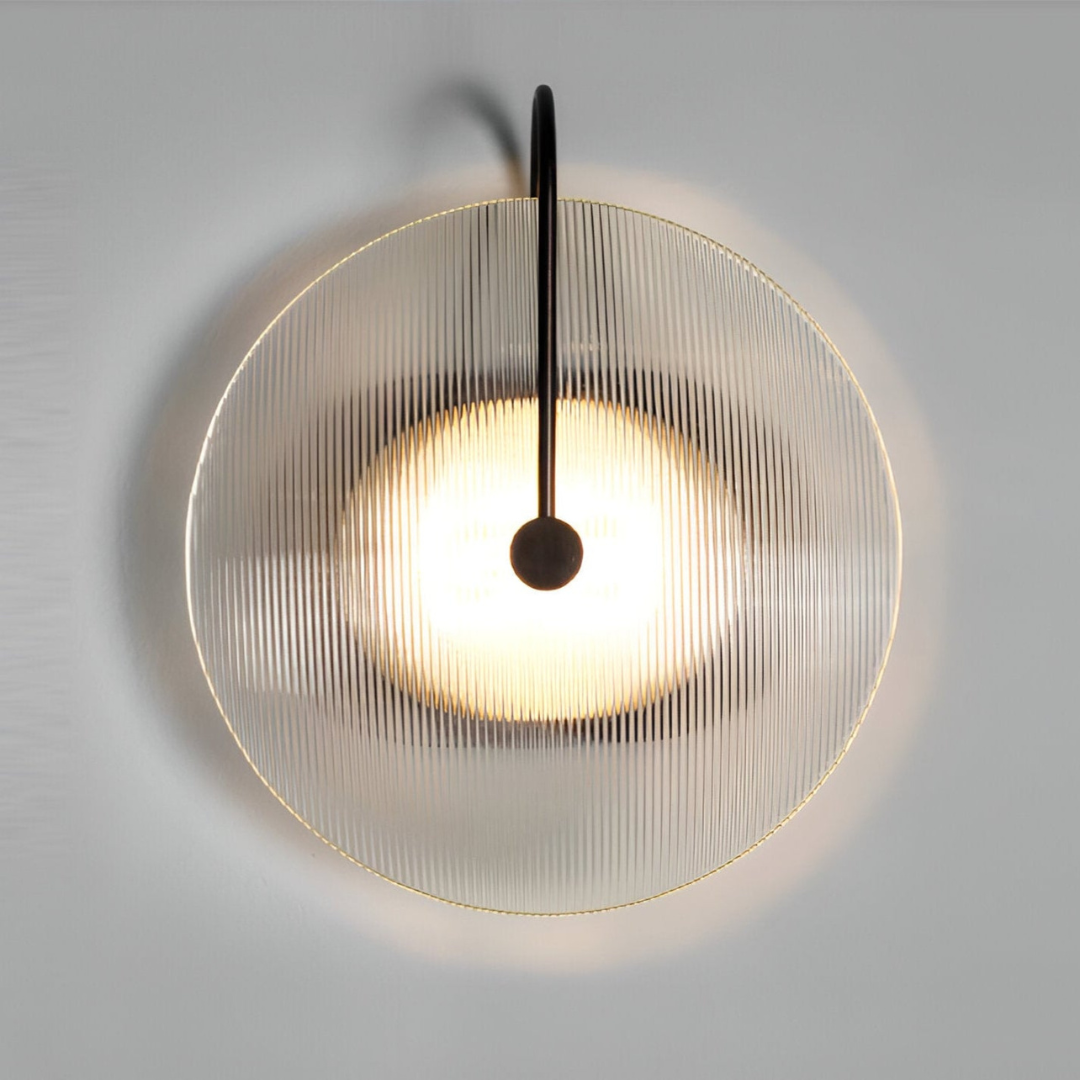 Maliben | Scandinavian Round Glass Wall Lamp