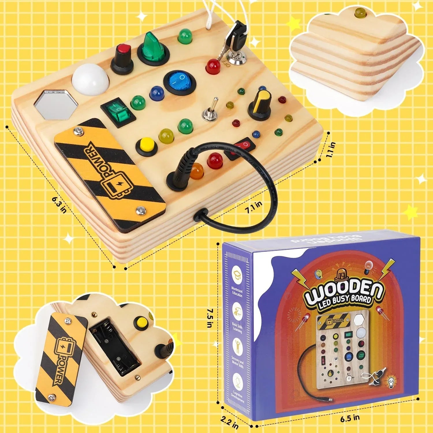 Maliben | Interactive Montessori Learning Board For Children