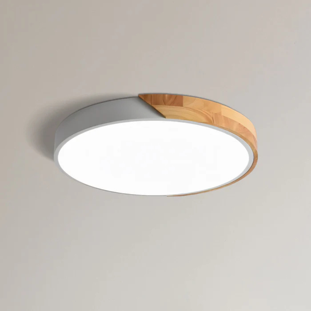Maliben | Scandinavian Wooden Led Ceiling Lamp