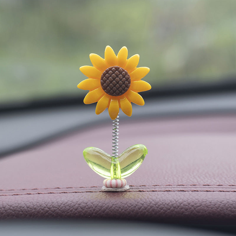 Maliben | Cute Sunflower Car Ornament