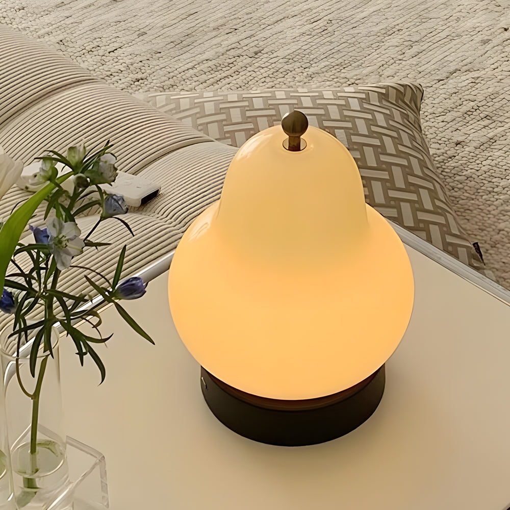 Maliben | Elegant Usb Pear-Shaped Table Lamp With Dimmable Led