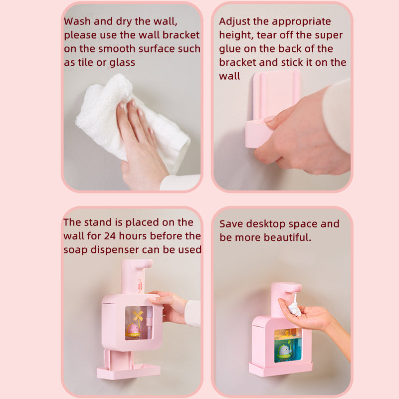 Maliben | Cute Pet Transparent Automatic Soap Dispenser