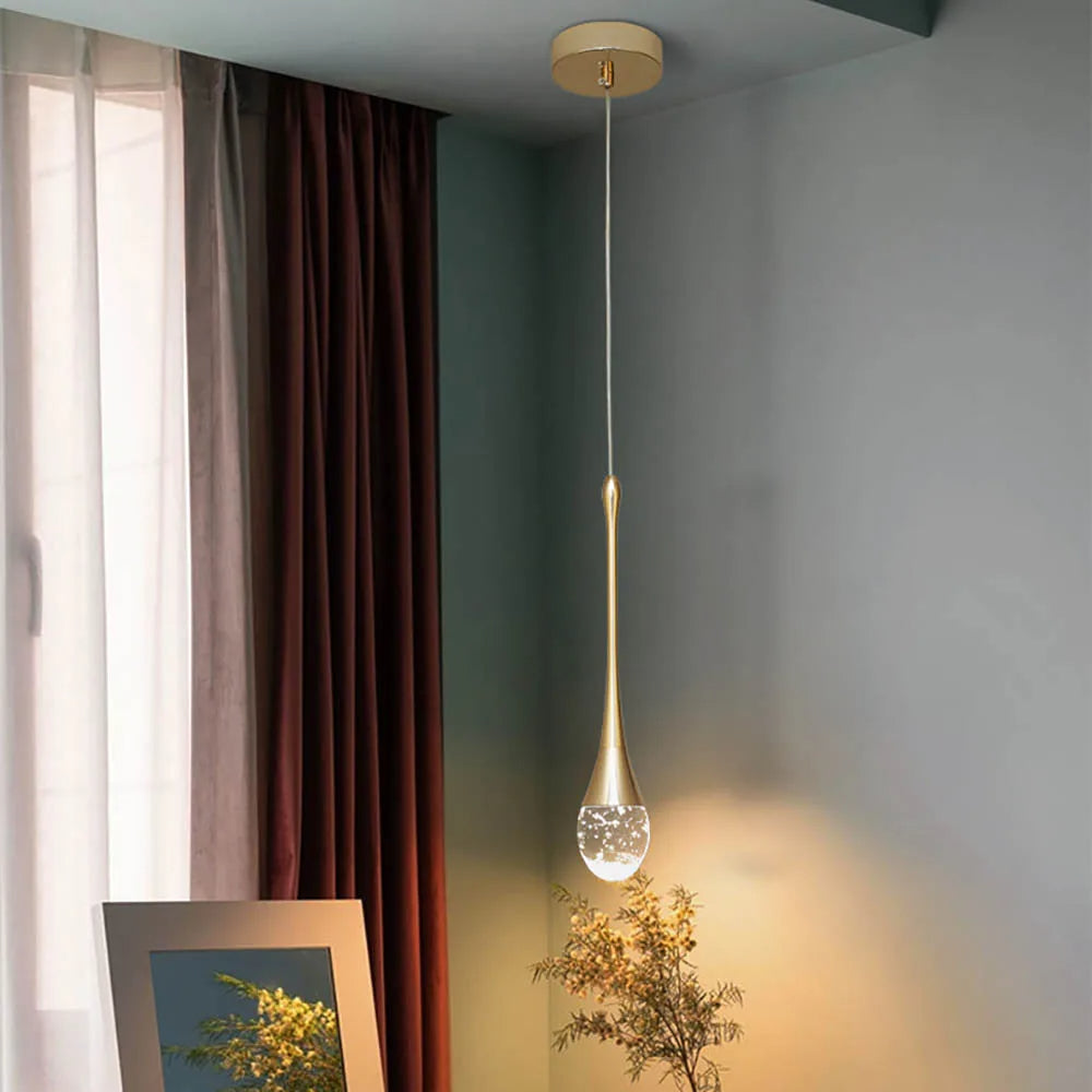 Maliben | Glass Pendant Lamp With Warm Light Glow - Vetra