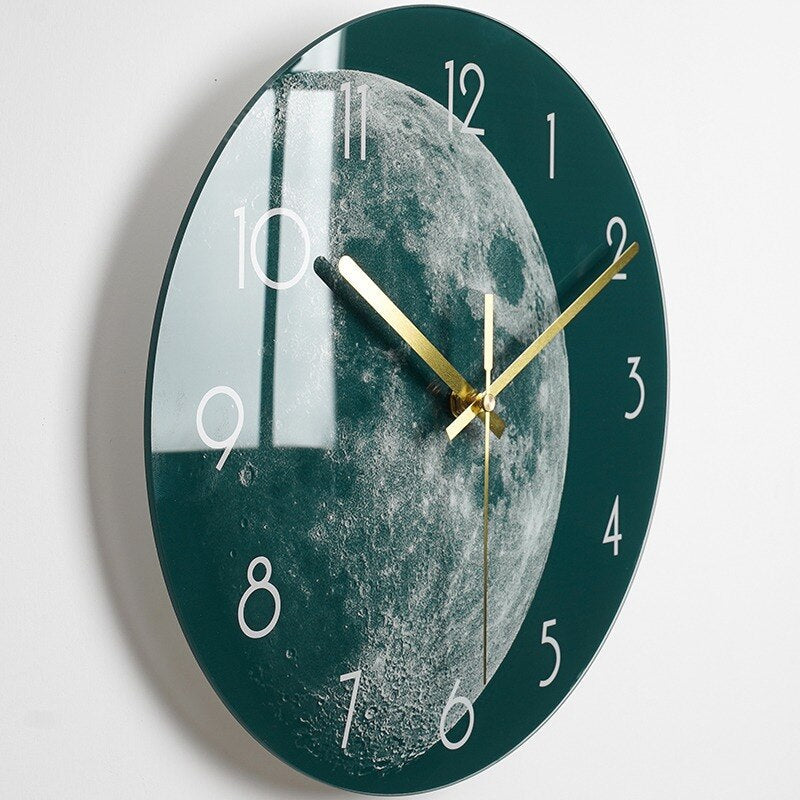 Maliben | Elegant Glassart Wall Clock – Artistic Time Measurement & Design