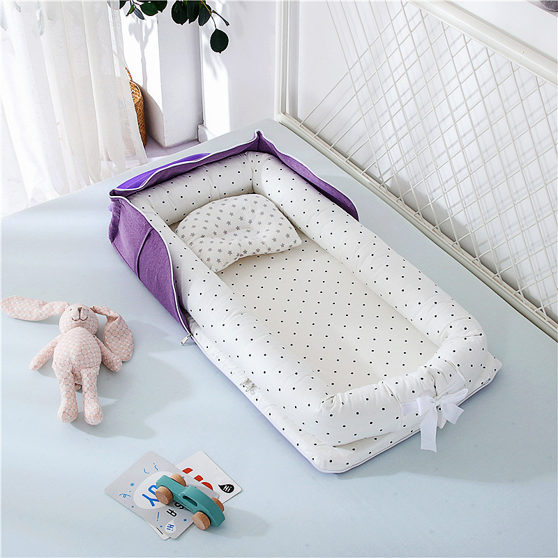 Maliben | Portable And Foldable Baby Bed With Pillow