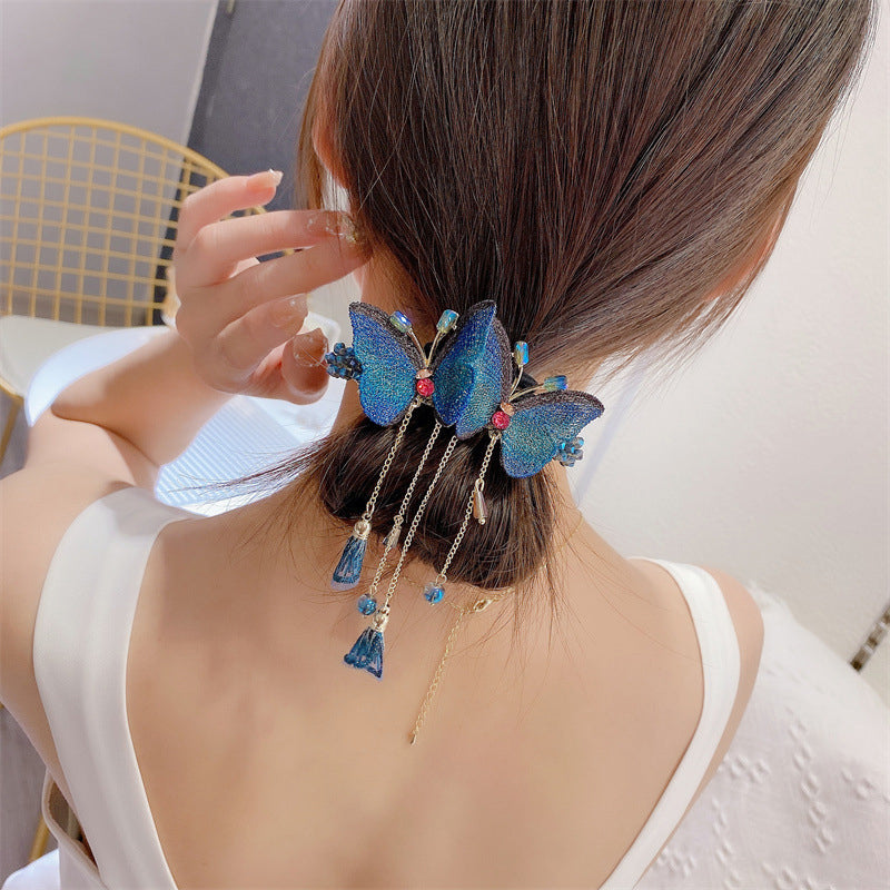 Maliben | Dreamy Butterfly Hair Clip With Fringes