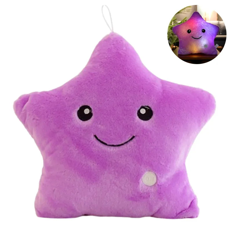 Maliben | Bright Led Star Cuddly Pillow For Kids