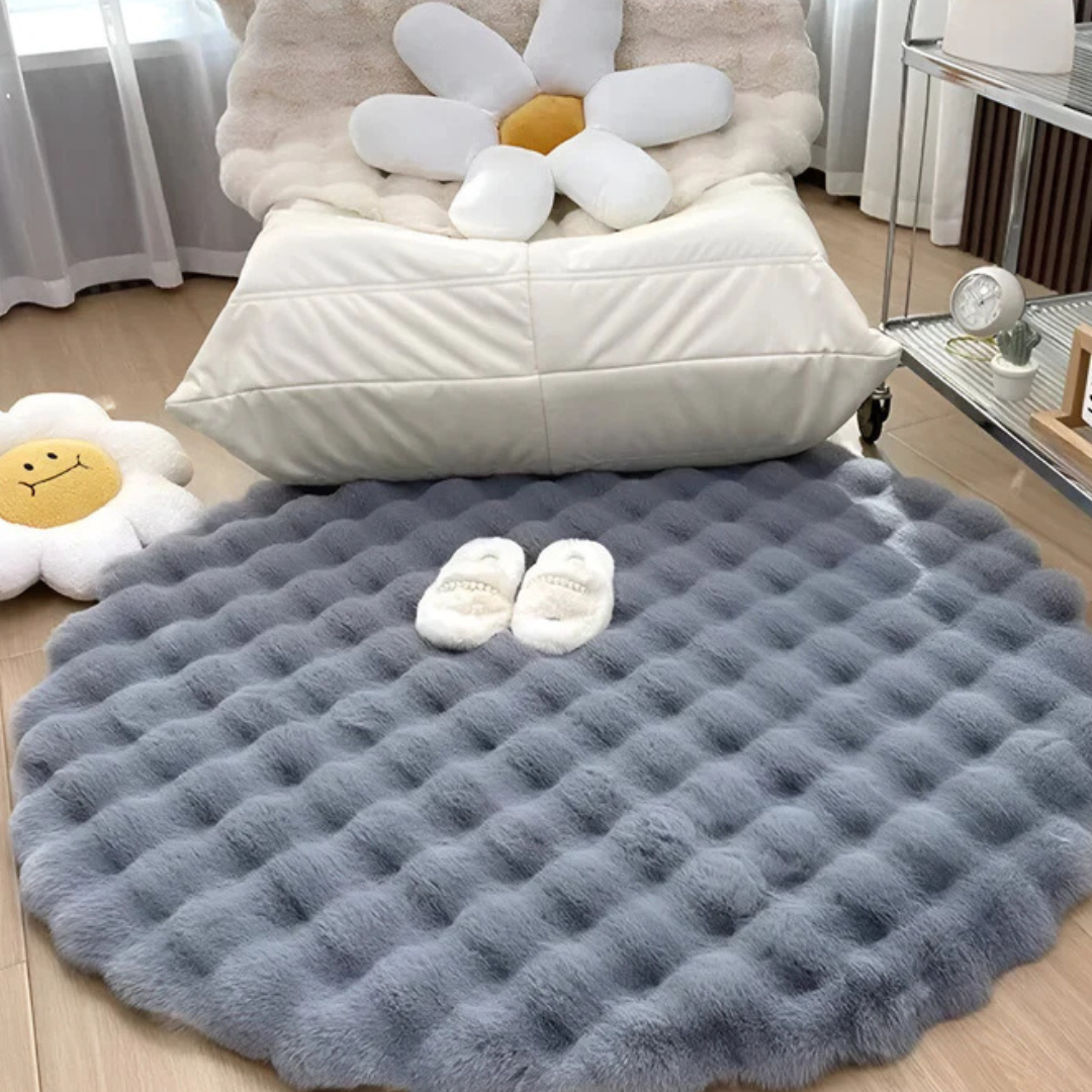 Maliben | Round Carpet 90x90 Fleece