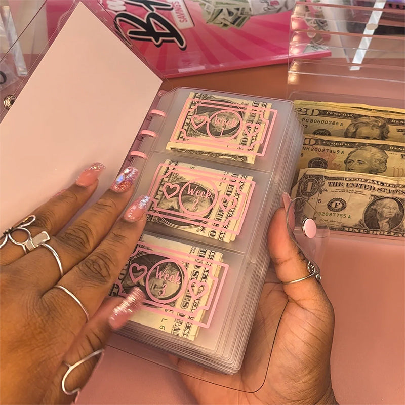 Maliben Savings Challenge Binder β 100-Envelope & 52-Week