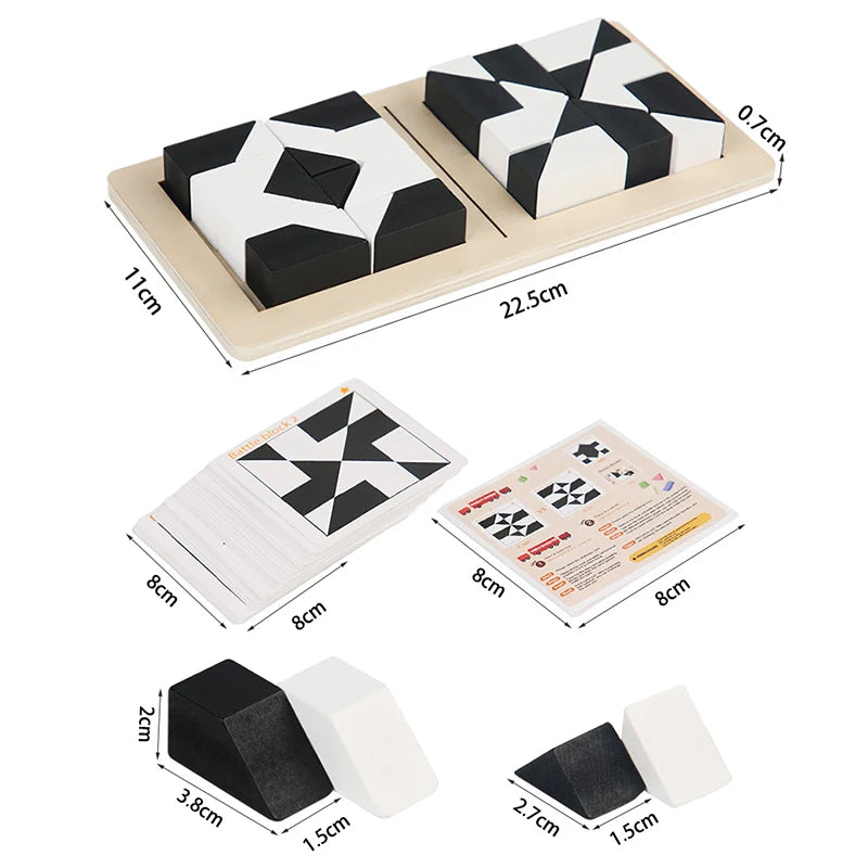 Maliben | Wooden Tangram Puzzle Blocks Game