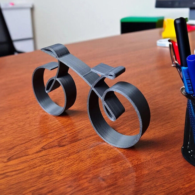 Maliben | Velaro Bike Sculpture | Minimalist Wire Frame Design | Iron Black | Gift Idea For Bike Lovers