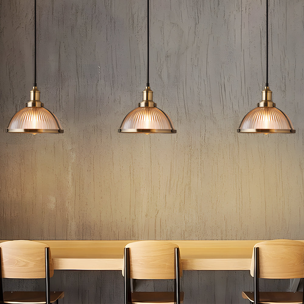 Maliben | Glimmerlux Chandelier - Retro Striped Luxury Chandelier