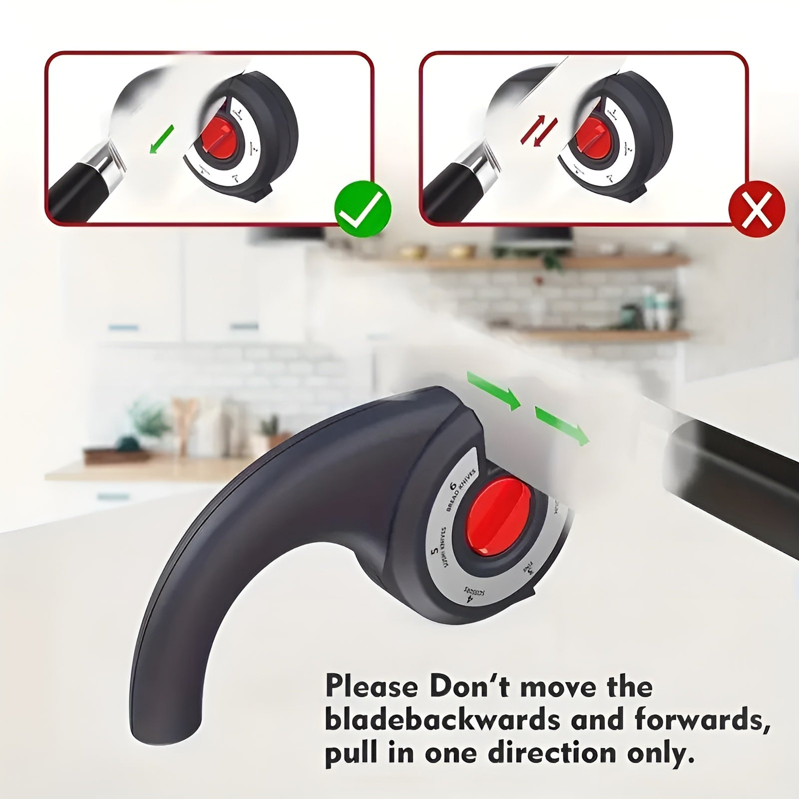 Maliben | 6-In-1 Multi Tool Anti-Slip Knife Sharpener