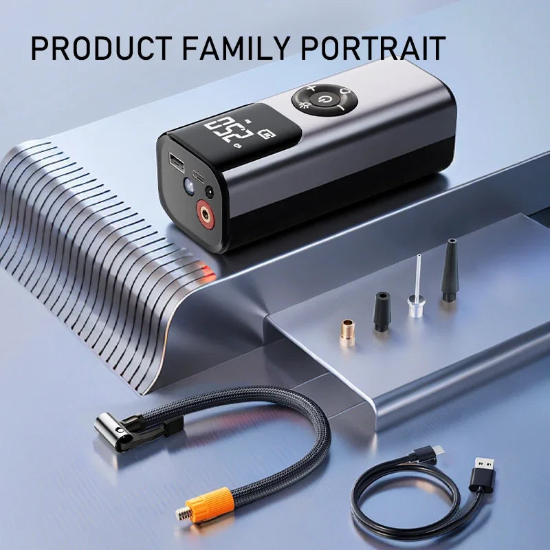 Maliben | Mini Wireless Automatic Car Tire Air Compressor Pump