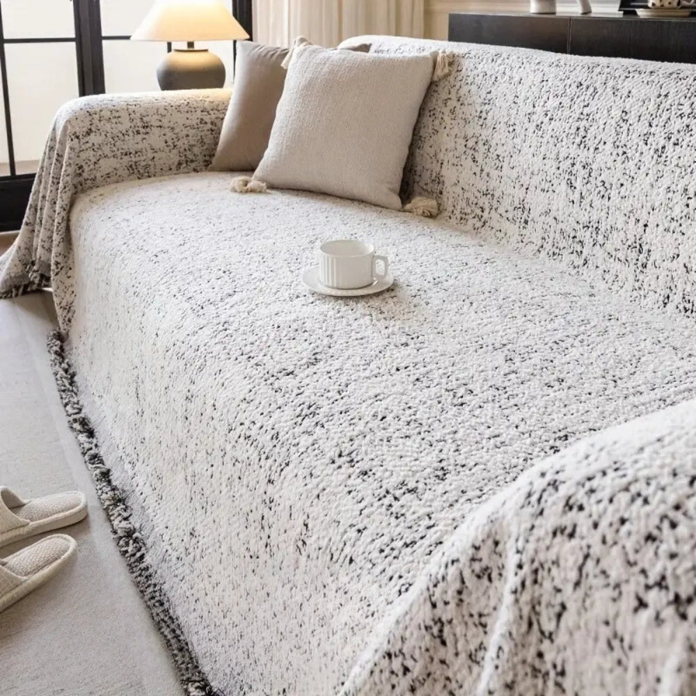 Maliben | Nordic Speckle Reversible Sofa Cover