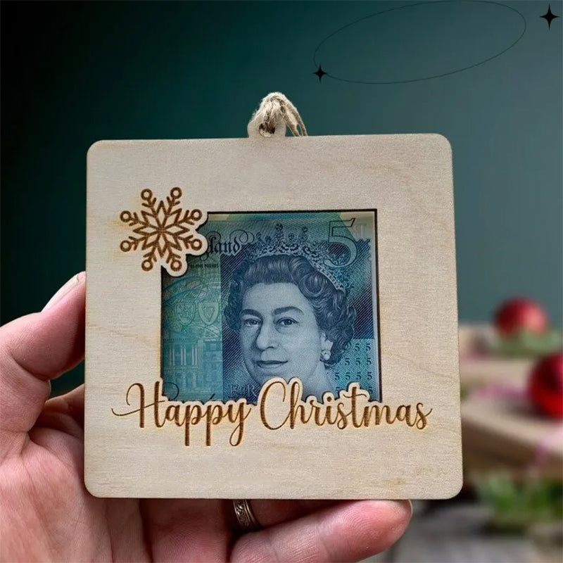 Maliben | Christmas Money Clip Decoration Made Of Wood