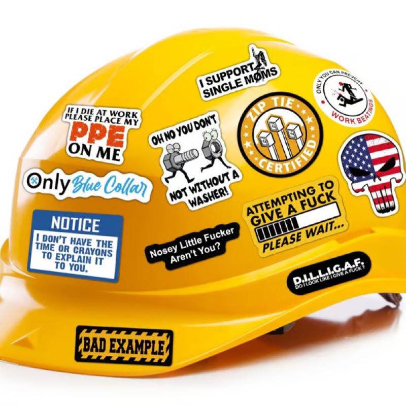 Maliben | 150 Pcs blue collar funny stickers️