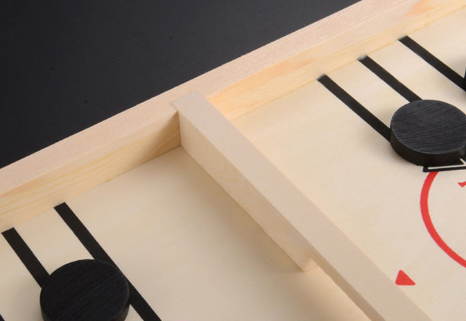 Maliben | Wooden Hockey Board Game, For Intelligence, Reaction Training & HAnd-Eye Coordination, For Party and Home