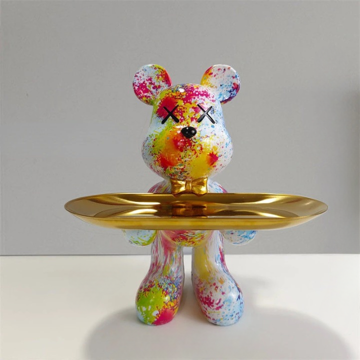 Maliben | Bear Statue With Tray