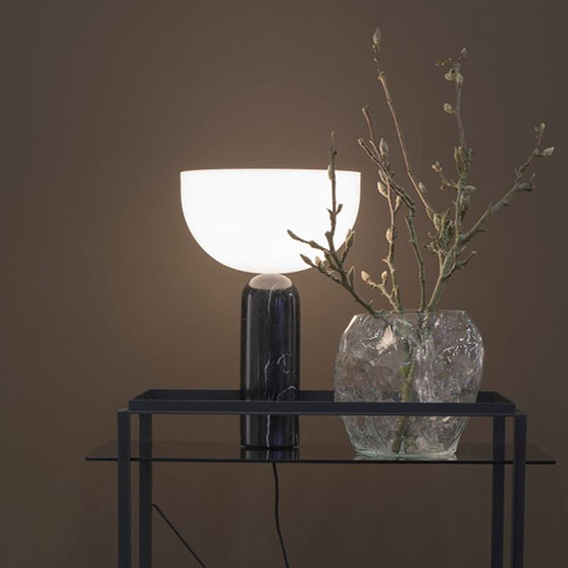 Maliben | Marbleluxe Lamp - Luxurious Marble Table Lamp With Golden Accents