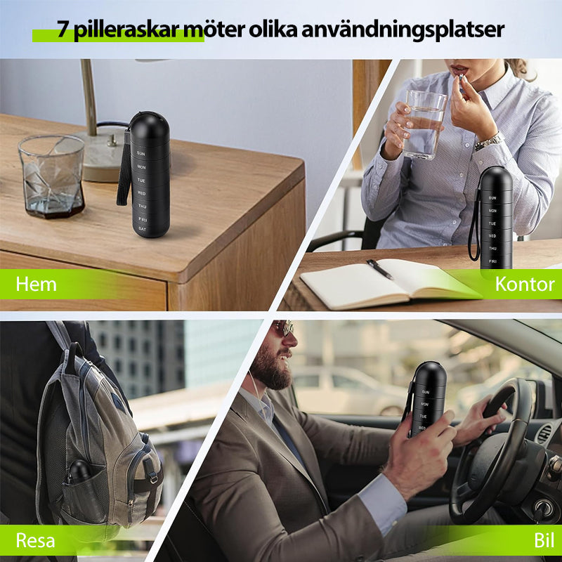 Maliben | 7-Day Portable Pillbox For Travel