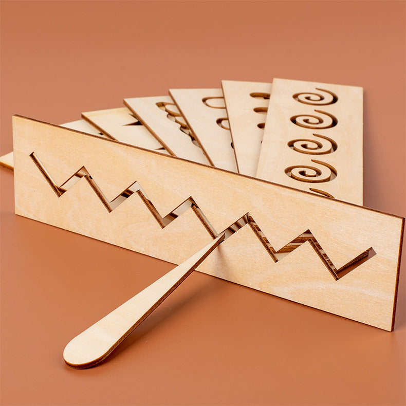 Maliben | Wooden Letters And Numbers Templates For Learning To Write