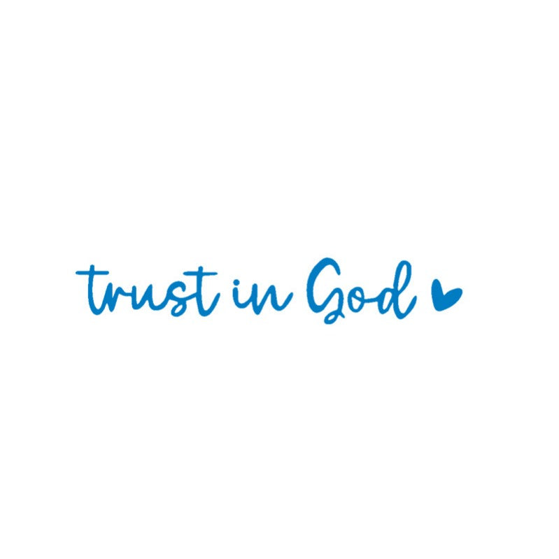 Maliben | “Trust In God” Rear-View Mirror Decal