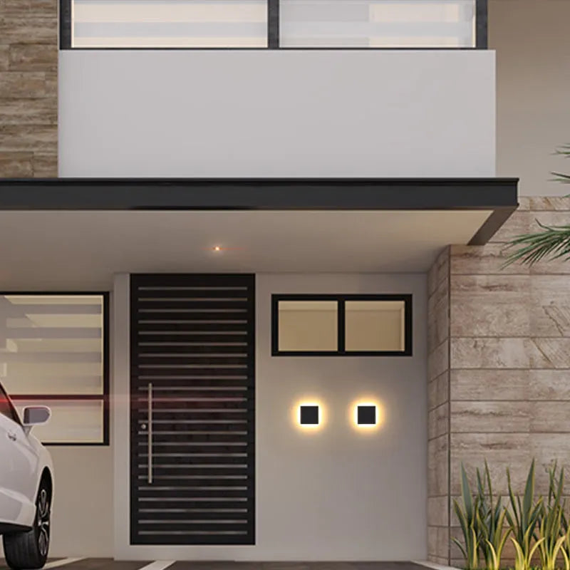 Maliben | Modern Minimalistic Outdoor Wall Lamp Led Metal