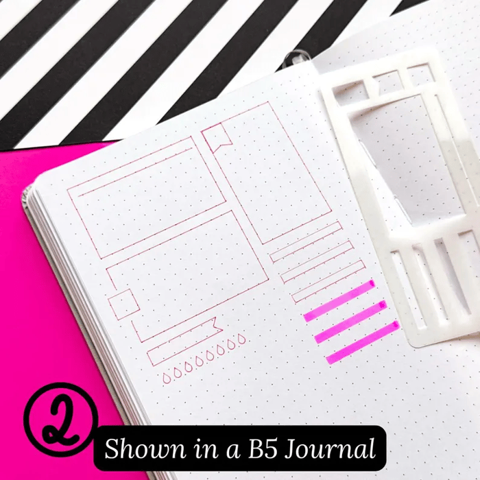 Maliben | Craftmaster Flexiline — Effortlessly Give Your Planner Ultimate Organization And Stylish Clarity!