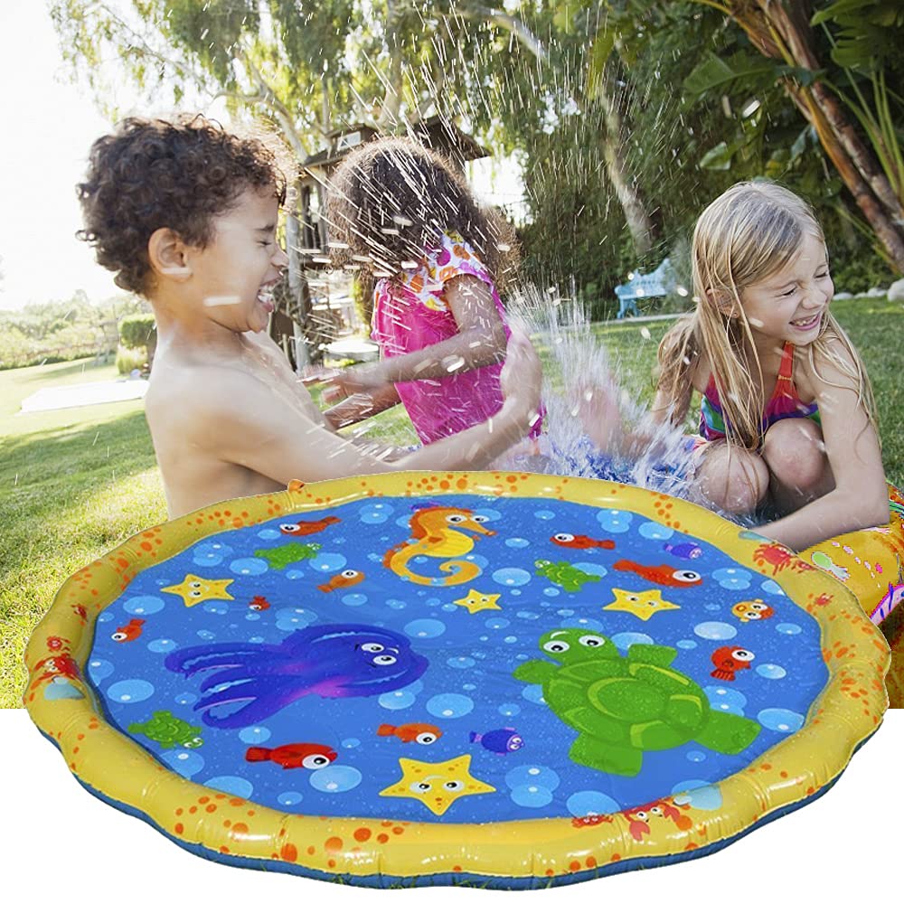 Maliben | Water Play Mat For Children – Splash Mat For Garden & Summer Fun