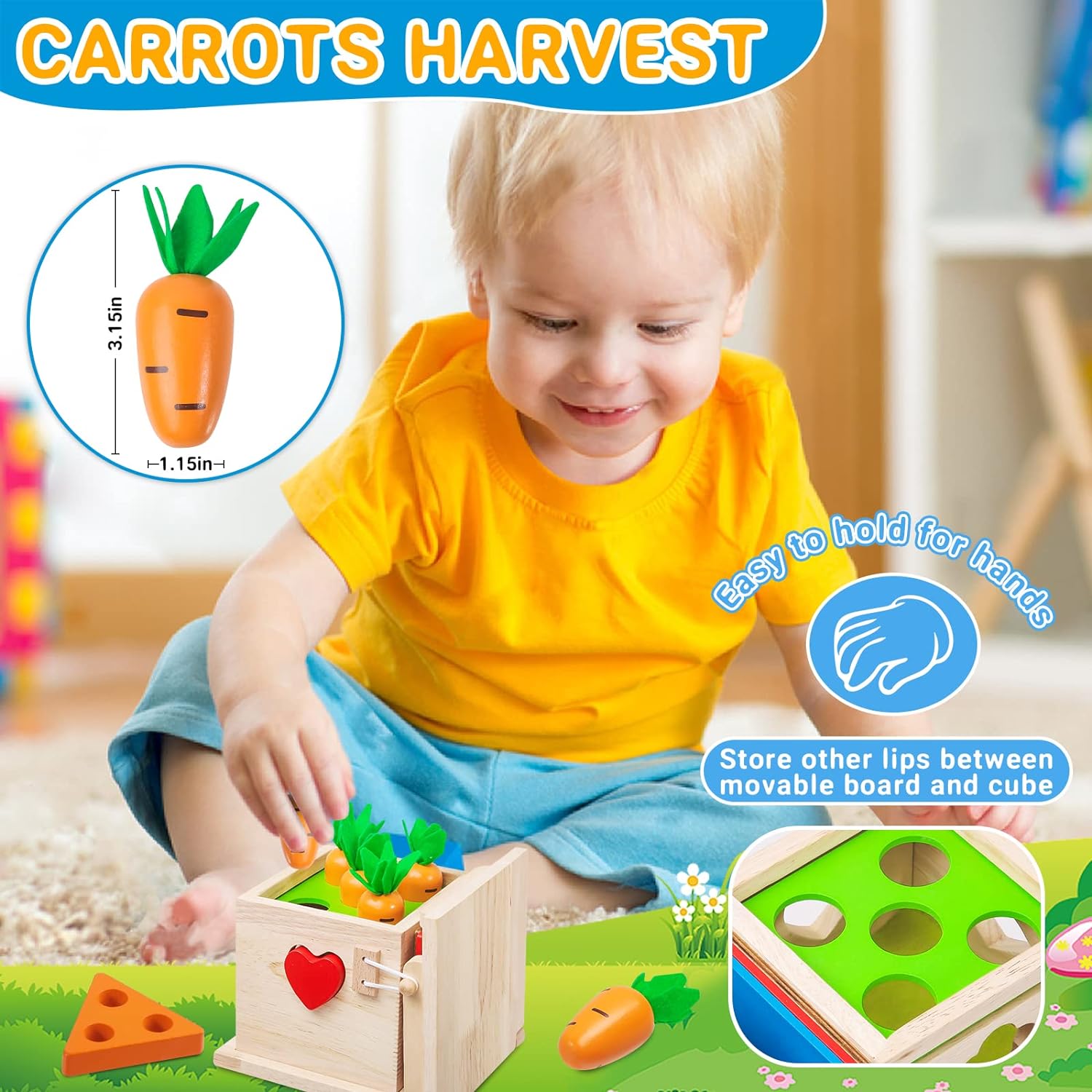 Maliben | Educational Baby Toy Set - Educational Playset For Growing Babies