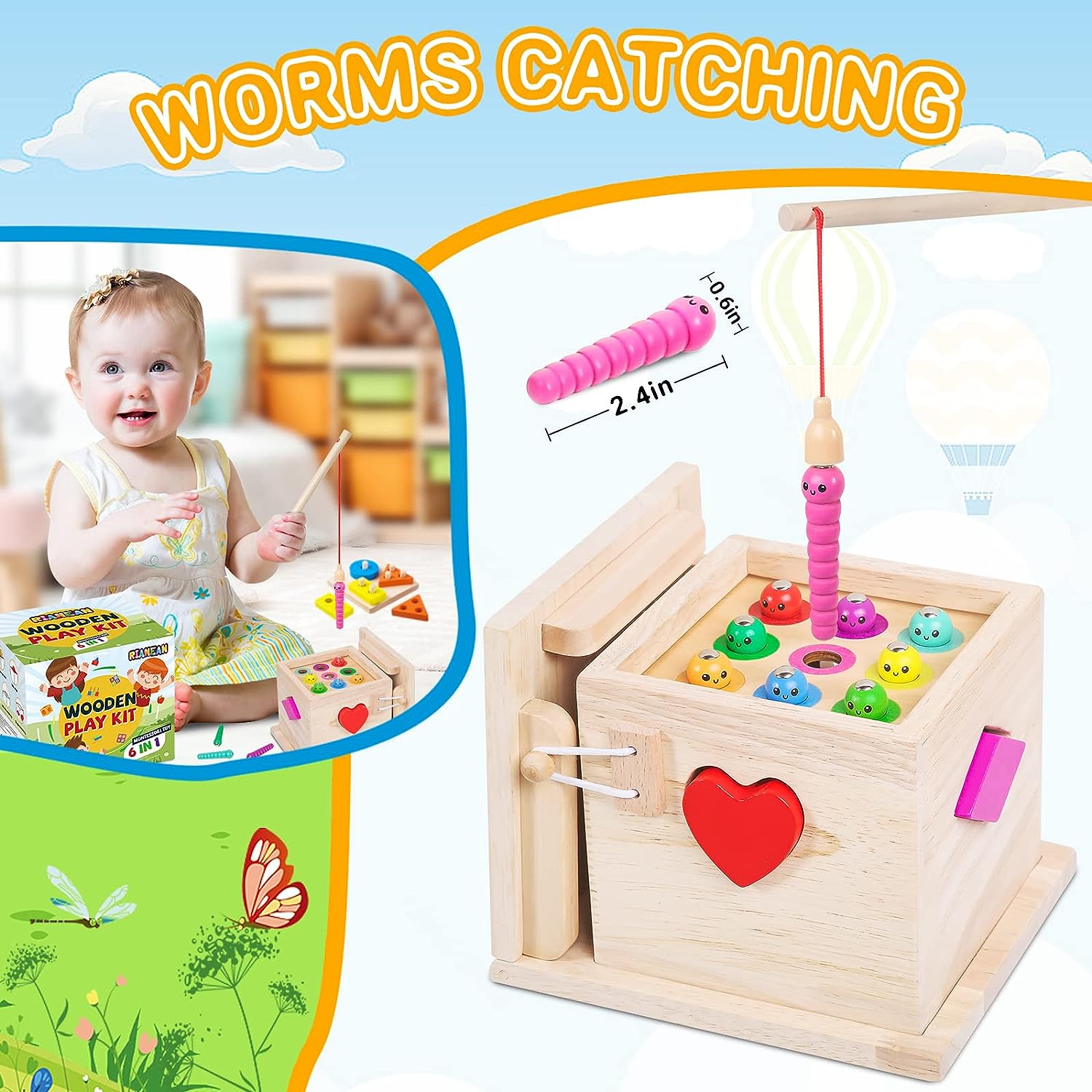 Maliben | Educational Baby Toy Set - Educational Playset For Growing Babies