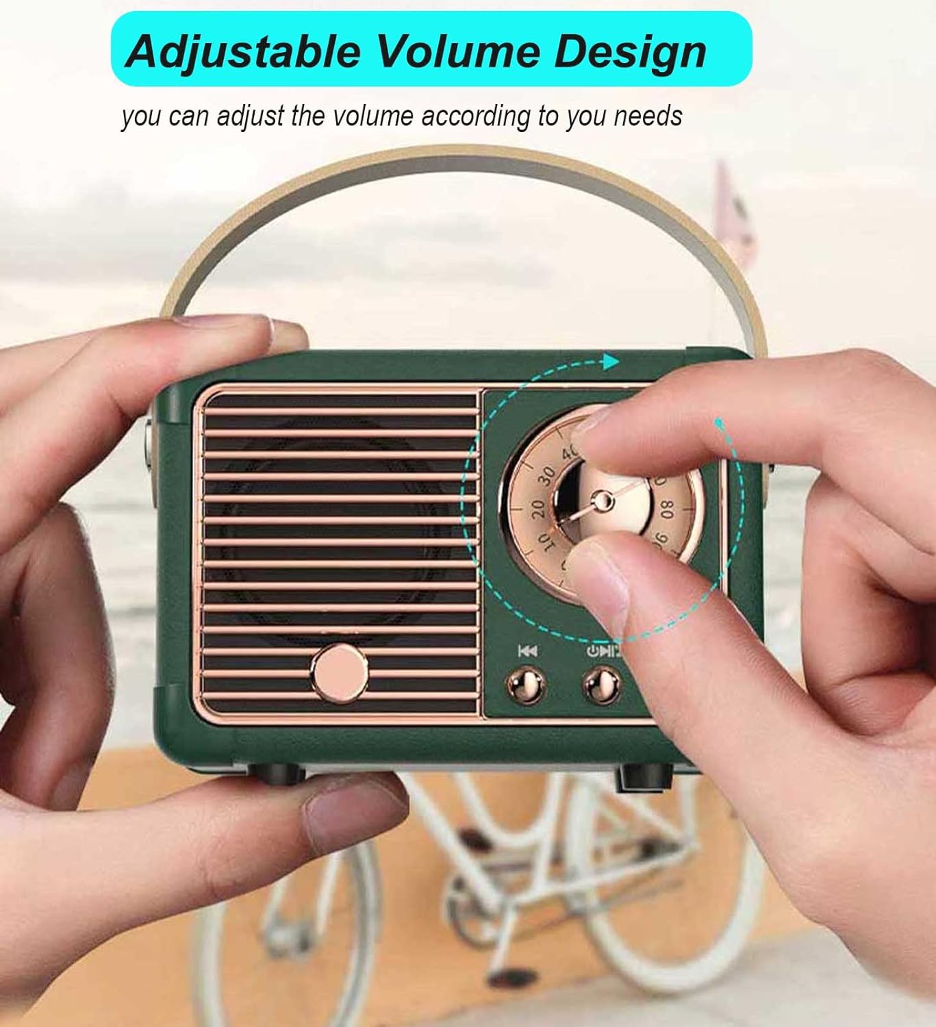Maliben Retro Bluetooth Speaker