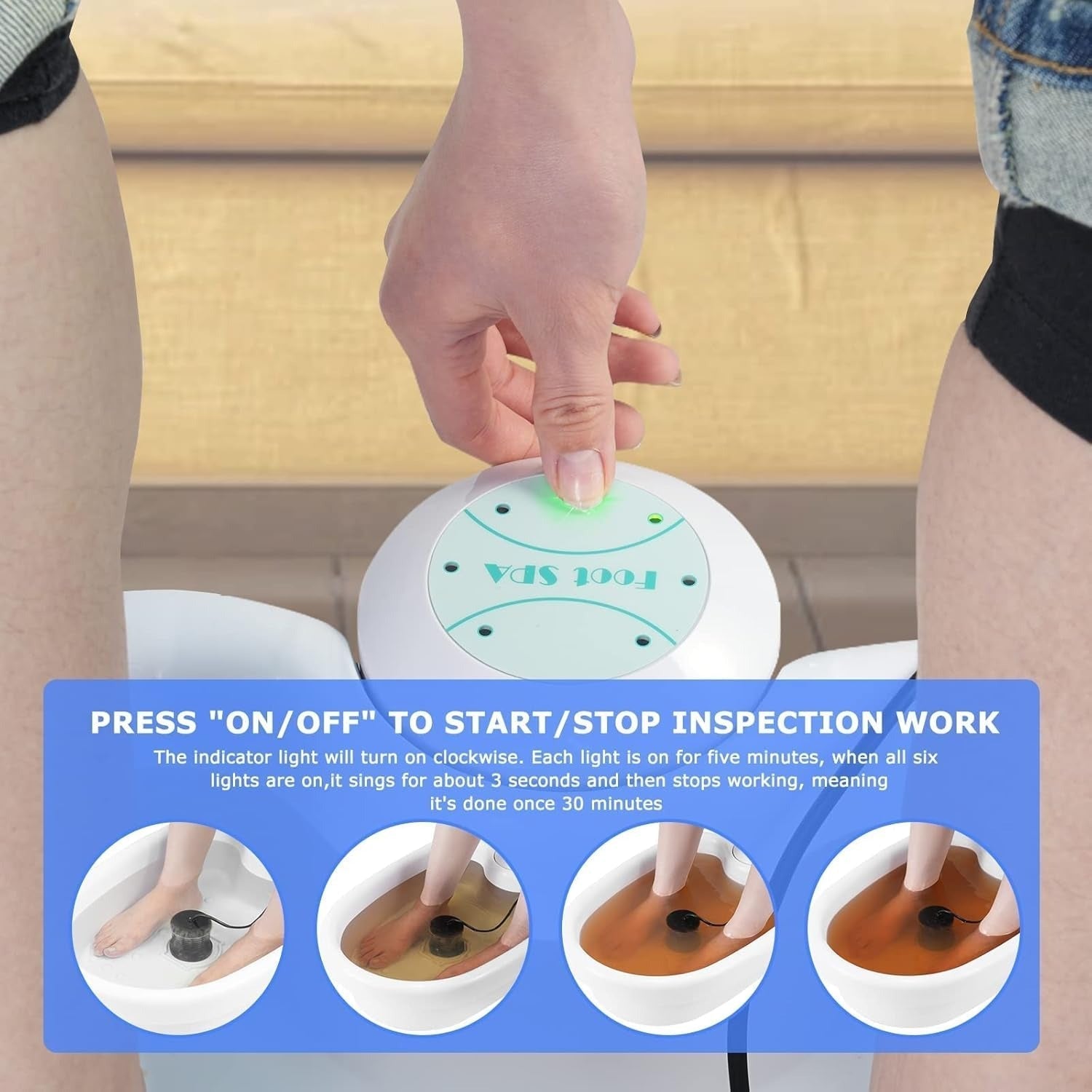 Maliben | Ionic Detox Foot Spa | Professional-Grade, Energy Boosting & Deep Cleanse For Home Use