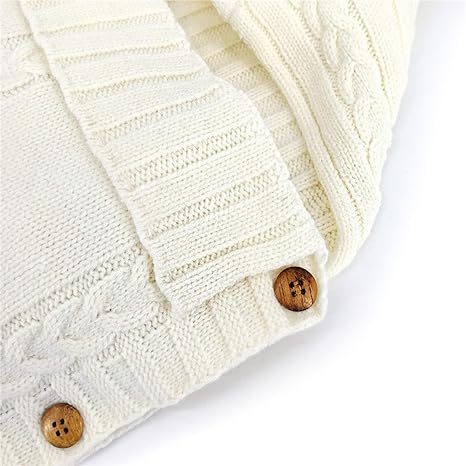 Maliben | Luxury Beige Baby Blanket - Warmth And ComFort for Your Newborn