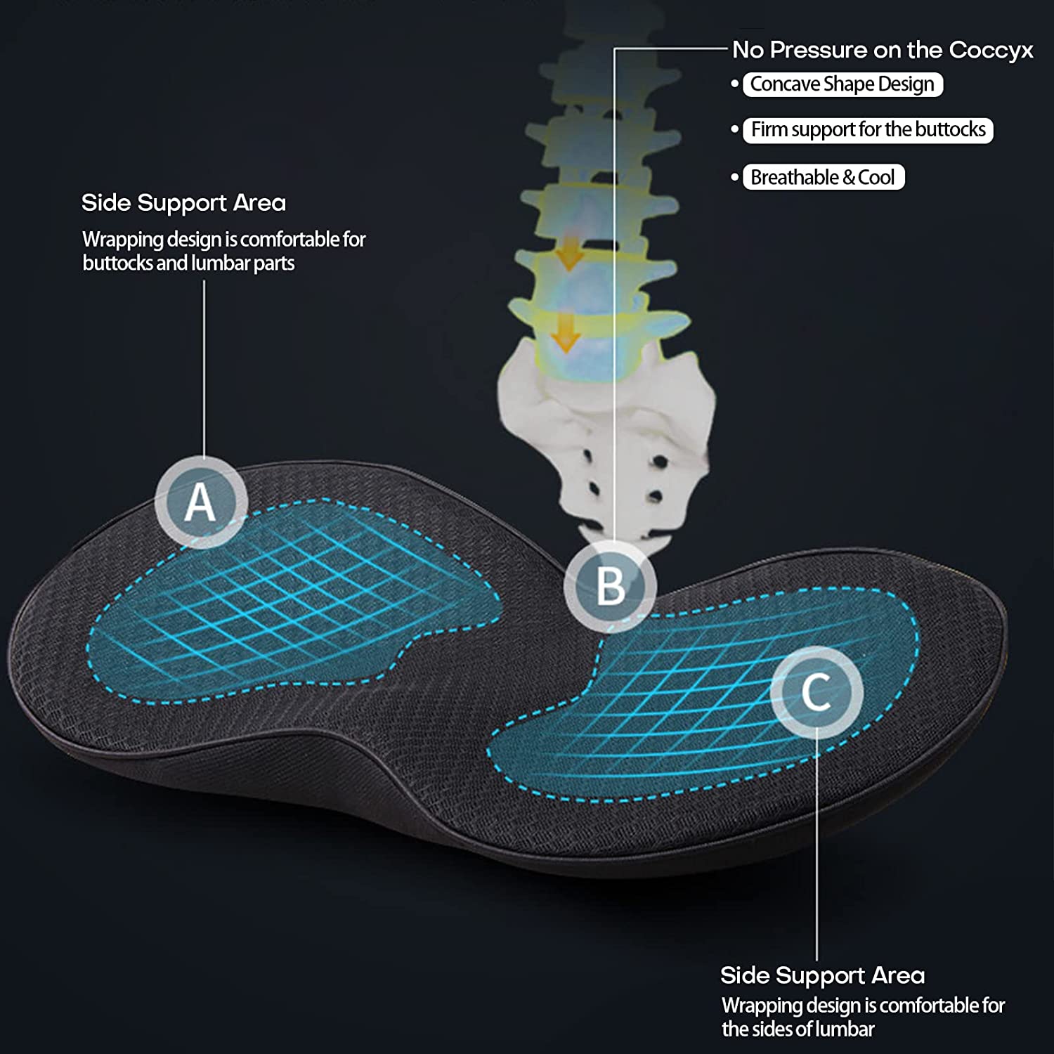 Maliben | Car Seat Cushion For Adults
