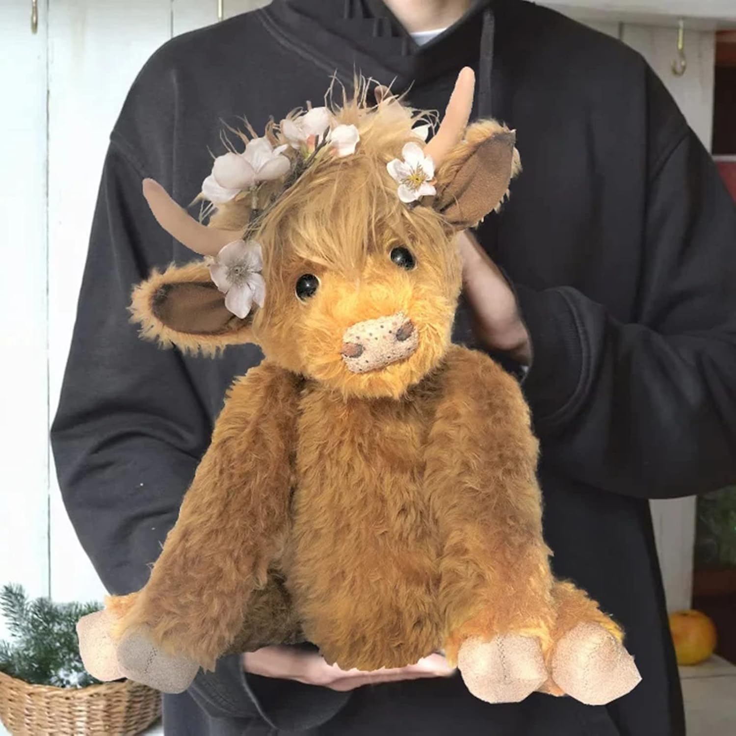 Maliben | Plush Cuddle Cushion Highland Cow Toy